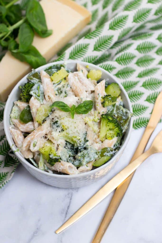 Pasta Met Ricotta En Groene Groenten Kokerellen Snel Gezond En