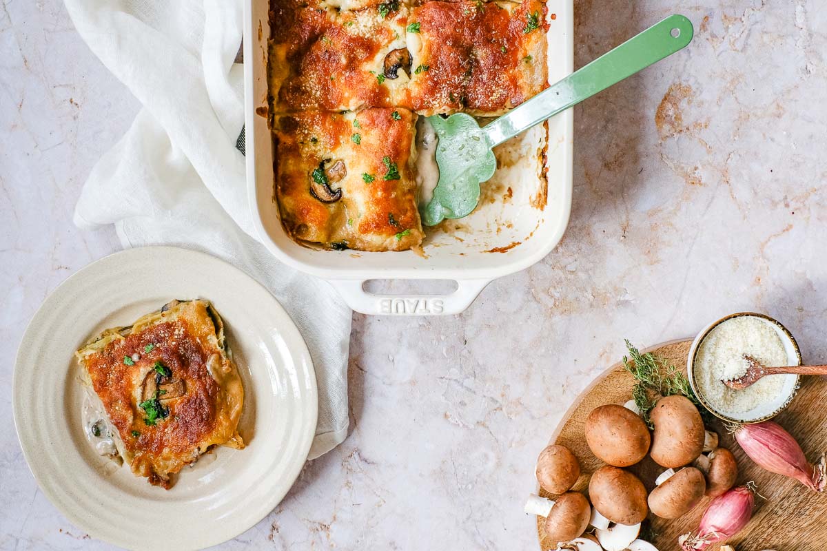 lasagne met champignons en spinazie-5